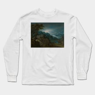 The Reconciliation of Jacob and Esau by Marten van Valckenborch Long Sleeve T-Shirt